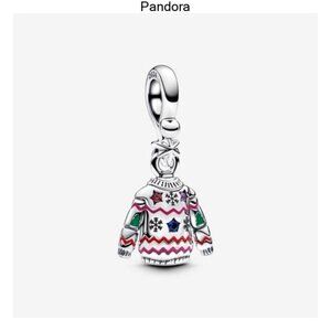 Authentic Christmas Sweater Dangle Pandora Charm